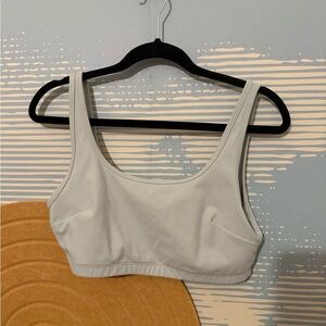 Aritzia Light Gray Sports Bra